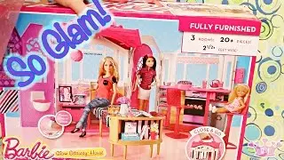 Barbie Glam Getaway House Unboxing and Review