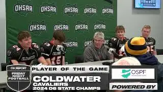 MVP: Division 6 State Champion Coldwater Cavaliers