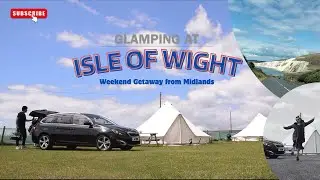 ISLE OF WIGHT Glamping Adventure | Ferry Ride, The needles & Nature escape | FIRST VLOG