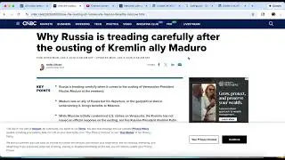 Why Russia is treading carefully after the ousting of Kremlin ally Maduro