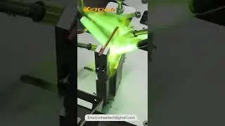 Brazing of temperature-sensing copper tubes by Automated flame brazing system