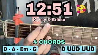 12:51 - EASY GUITAR TUTORIAL (4 Easy Chords)