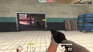 TF2 Gameplay - 72hrs is up! (Scout on Custom Map)