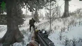 Shoreline Raid during the Snow Season in TARKOV ,   Playing with my Tarkov Boyfriend ,  Yay !!!!