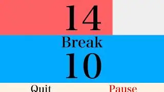 Interval timer 20 seconds 10 seconds rest