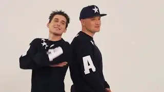 Clemens og Patrick Berdino til photo shoot i Cirkus Arena 2018