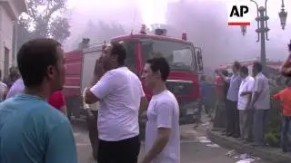Local government buildings in Giza set on fire