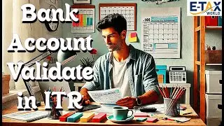 how to validate bank account number in income tax site | income tax site par bank account ko verify