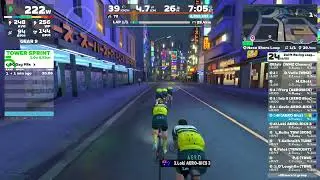 TTT: Zwift Racing League: Redline Rally - Open Pink League Division 1 (C) on Neon Shore Loop