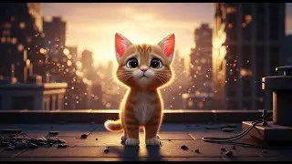 The Small Cat Who Fixed the City | Silent Pixar-Style Short Film