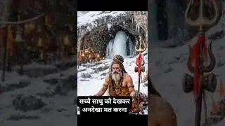 सच्चे साधु को देखकर अनदेखा न करो