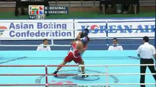 Light Welterweight Semi Finals 2 (Session 1) - ASBC Asian Champs 2011