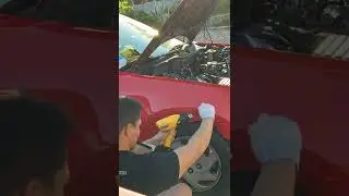 Quarter panel vivid vinyl wrap #cars #vivid