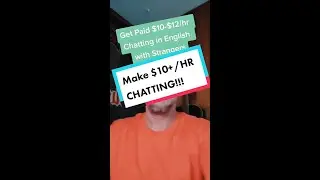 Make $10-12/HR CHATTING WITH STRANGERS #shorts