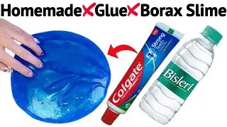 How to make Water Toothpaste Slime at home Without Glue Borax and Activator/Making Water Slime/ASMR