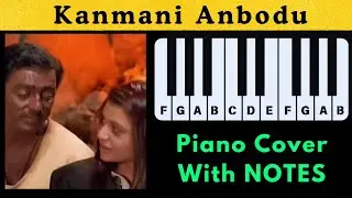 Kanmani Anbodu Kaadhalan EASY Piano Cover 🎹 | Piano Tutorial | Guna | Manjummel Boys | Ilaiyaraaja