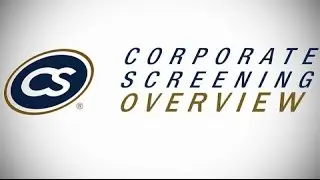 Background Check Services: Corporate Screening Services Overview