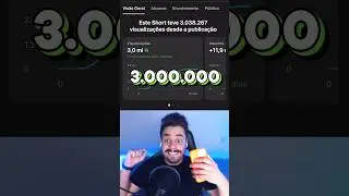 QUANTOS REAIS GANHEI COM 1 SHORTS DE 3 MILH&Otilde;ES DE VISUALIZA&Ccedil;&Otilde;ES? #shorts #monetiza&ccedil;&atilde;o