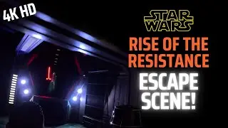 Star Wars: Rise of the Resistance Escape Scene POV Ride 2022