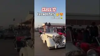 It's Class 12 Farewell Party 😍🤑 Board Exam 2024 #shorts #viral #vibes #class12 #school #college