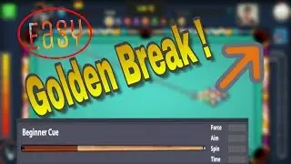 9 Ball Pool Golden Break Easy 100% Working - Beginner Cue