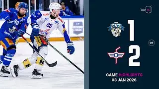 EV Zug vs. EHC Kloten - Game Highlights
