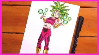How to draw the SSJ Kefla