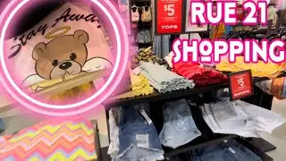 RUE 21 SHOPPING RUE 21 SHOP WITH ME SUMMER 2022 RUE 21 HAUL BACK TO SCHOOL CLOTHES SHOPPING IDEAS