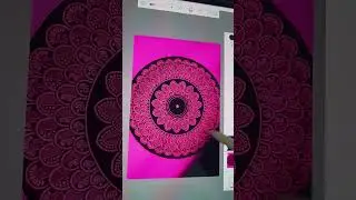 Digital mandala art video #mandala #mandalaart #mandaladigital #art #doodleart
