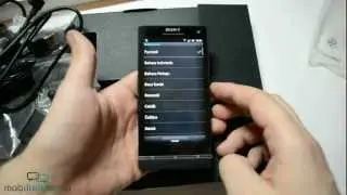 Распаковка Sony Xperia S (unboxing)