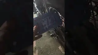 chopper license plate bracket