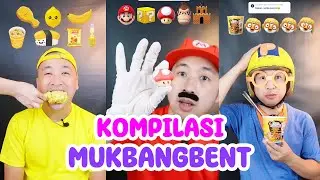 KOMPILASI MUKBANGBENT | MAKAN SERBA EMOJI LUCU | MAKAN SESUAI WARNA | EATING SHOW