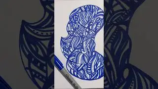 Time Lapse Drawing: Sharpie Marker #2 of 32 #art #drawing #doodle #artist #artwork #draw #sharpie