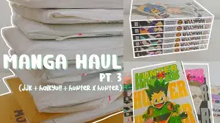 🔖first half MAY manga unboxing/haul (haikyu!! + blue flag + jjk + hxh + spy x family)