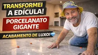 ESSAS TÉCNICAS FACILITAM MUITO O ASSENTAMENTO DO PORCELANATO NA EDÍCULA! EP. 244
