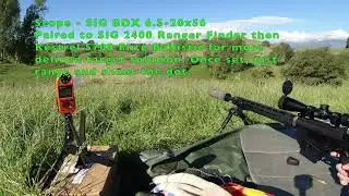 338 Lapua RPR, SIG BDX, A-TEC Suppressor & Kestrel 5700 on to AR500