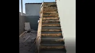 Concrete staircase | low-cost staircase | Staircase build