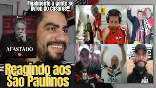 SÃO PAULINOS EM FESTA COM O AFASTAMENTO DO CASARES! TEVE CHORO DE ALEGRIA!!!