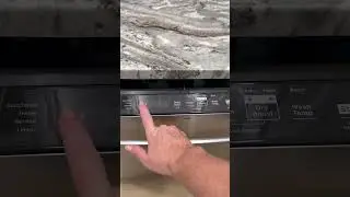 How to operate the GE dishwasher