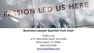 Business Lawyer Spanish Fork Utah