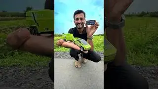 Tesla cyber truck remote control testing mini car