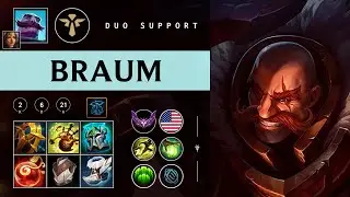 Braum Support vs Nami - NA Master Patch 26.01