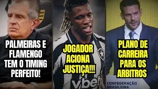 Danilo PROCESSA Botafogo! REPERCUSSÃO no Flamengo x Palmeiras! Profissionalização da arbitragem!