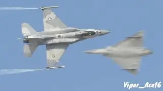 UAE F-16E Block 60 vs Mirage 2000 | UAE Air Force Display - Dubai Airshow 2015