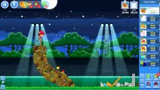 Angry Birds Friends Tournament week 27 level 3 power up 136,190 highscore