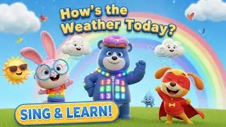 ⛅ How&rsquo;s the Weather Today &ndash; A Fun Daily Weather Kids Song | Giggle Notes Ruby 🌈🎶