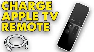 Как зарядить пульт Apple TV Remote