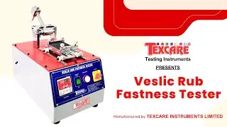 How do you test rubbing fastness? Veslic Rub Fastness Tester UI-FT23, color fastness tester video
