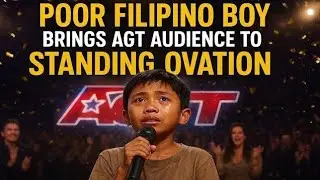 Poor Filipino Boy Brings AGT Audience to Tears & Standing Ovation | Golden Buzzer Performance