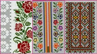 marvelous Cross Stitch hand embroidery patterns for shirt top blouse